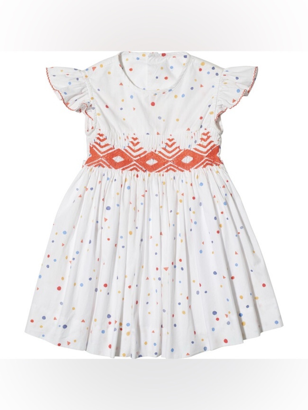 Oso & Me Betty Smocked Dress in Signature Dot - Picture 2 of 15